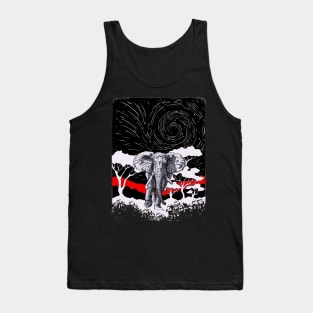 Chromatic elephant Tank Top